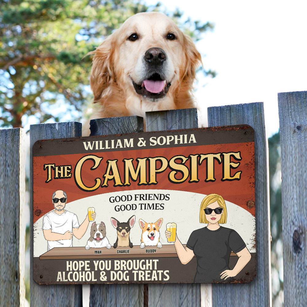 The Shitshow - Personalized Custom Heavy Gauge Aluminum Metal Sign for Dog Lovers