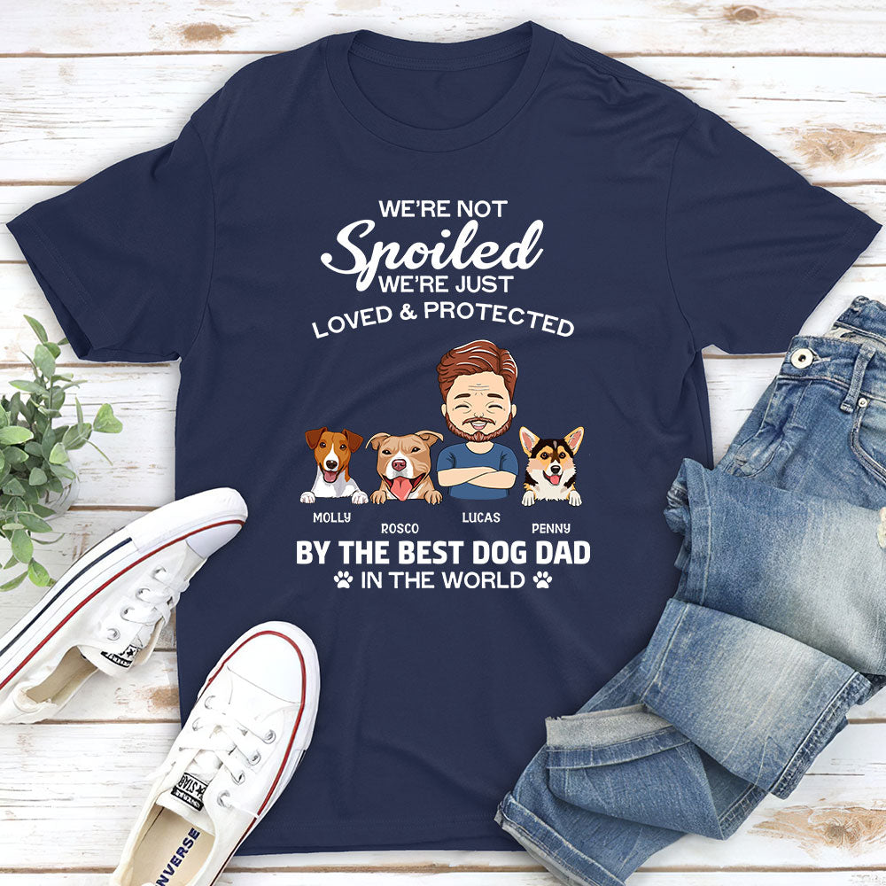 Loved And Protected - Personalized Custom Unisex T-shirt for Pet Lovers