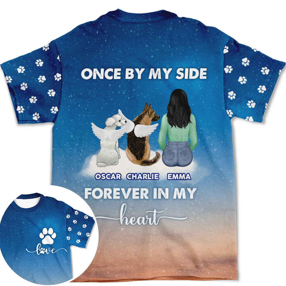 Once By My Side - Personalized Custom All-over-print Comfortable Polyester-Spandex T-shirt