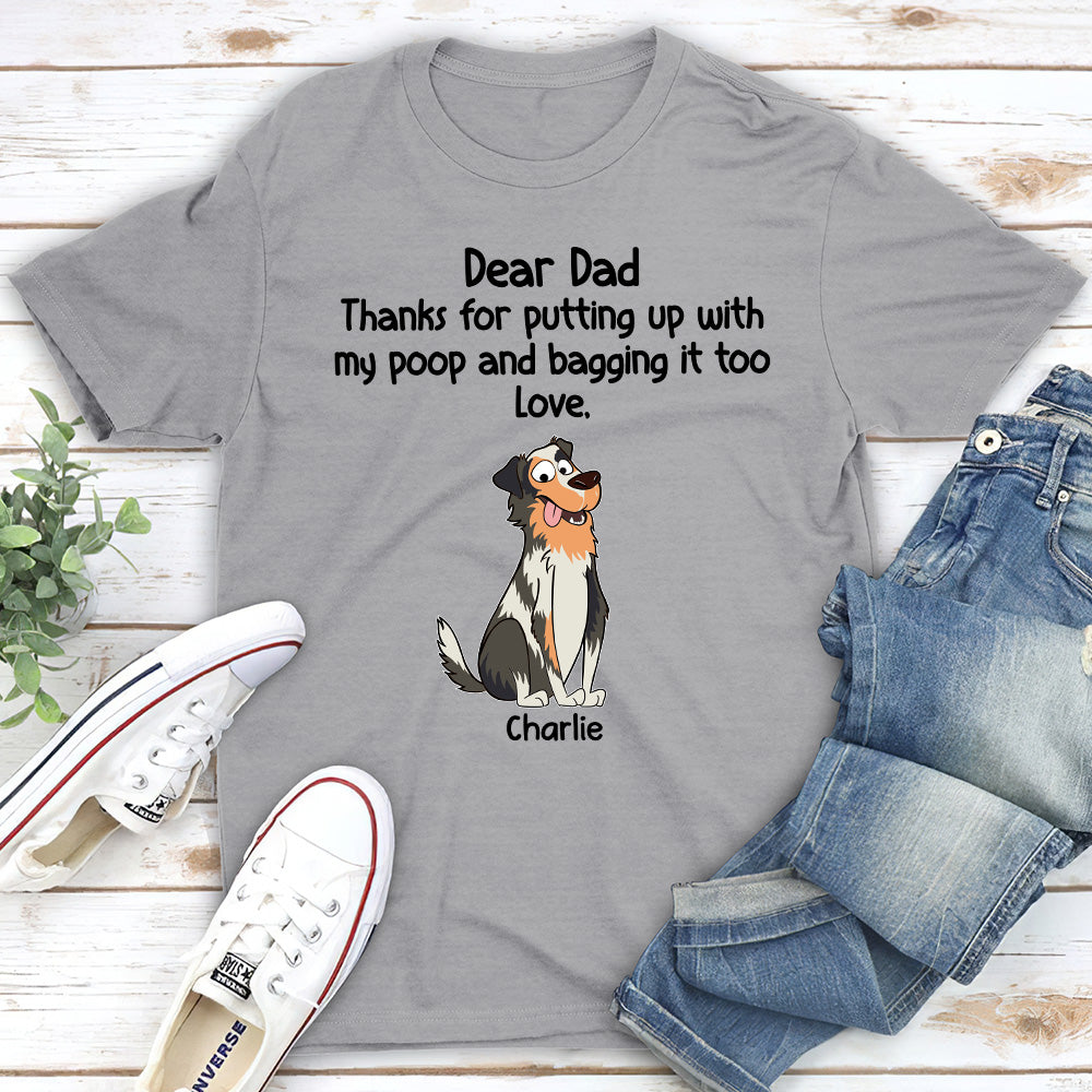 Bagging It - Personalized Custom Unisex 5.3 oz T-shirt for Pet Lovers