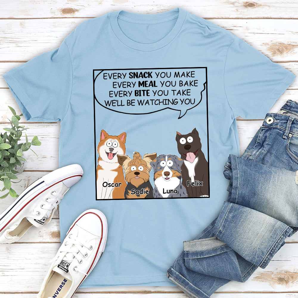 Watching You - Personalized Custom Unisex T-shirt for Pet Lovers