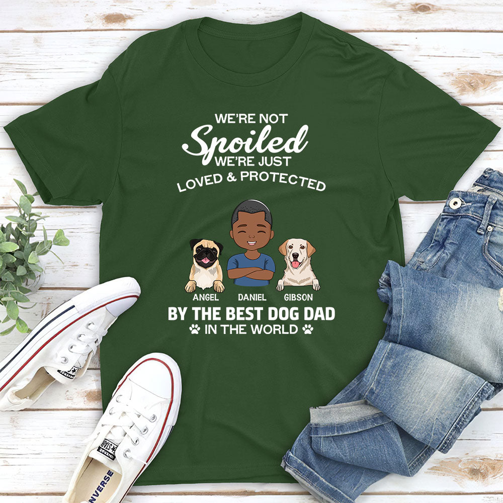 Loved And Protected - Personalized Custom Unisex T-shirt for Pet Lovers