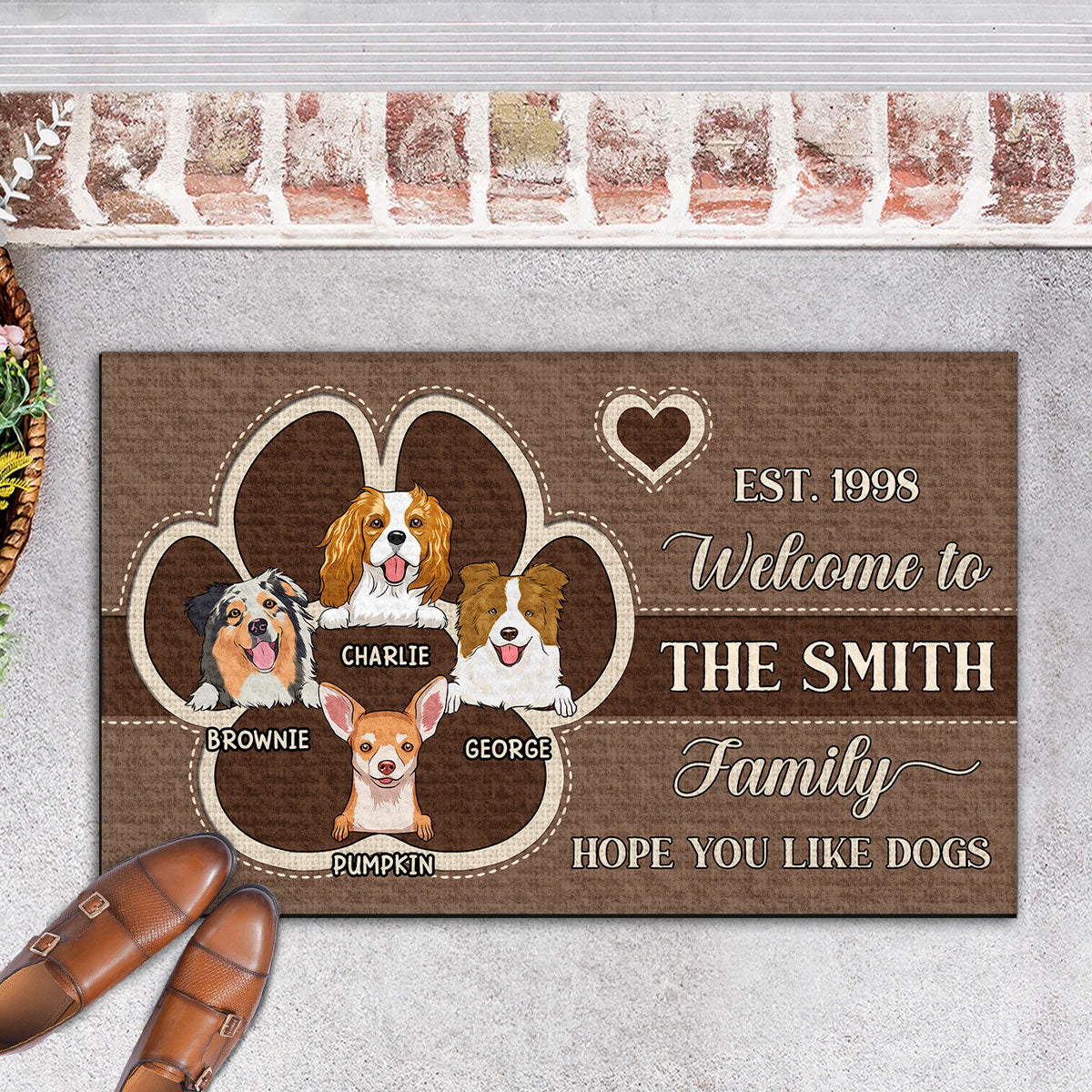 Personalized Custom Doormat - Welcome Your Guests with Your Pet's Picture