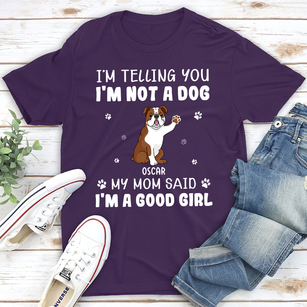 I'm A Good Boy - Personalized Custom Unisex 5.3 oz T-shirt for Pet Lovers