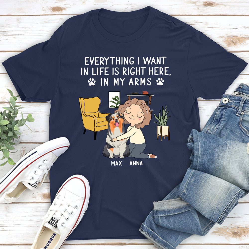 I Want - Personalized Custom Unisex 5.3 oz T-shirt for Pet Lovers