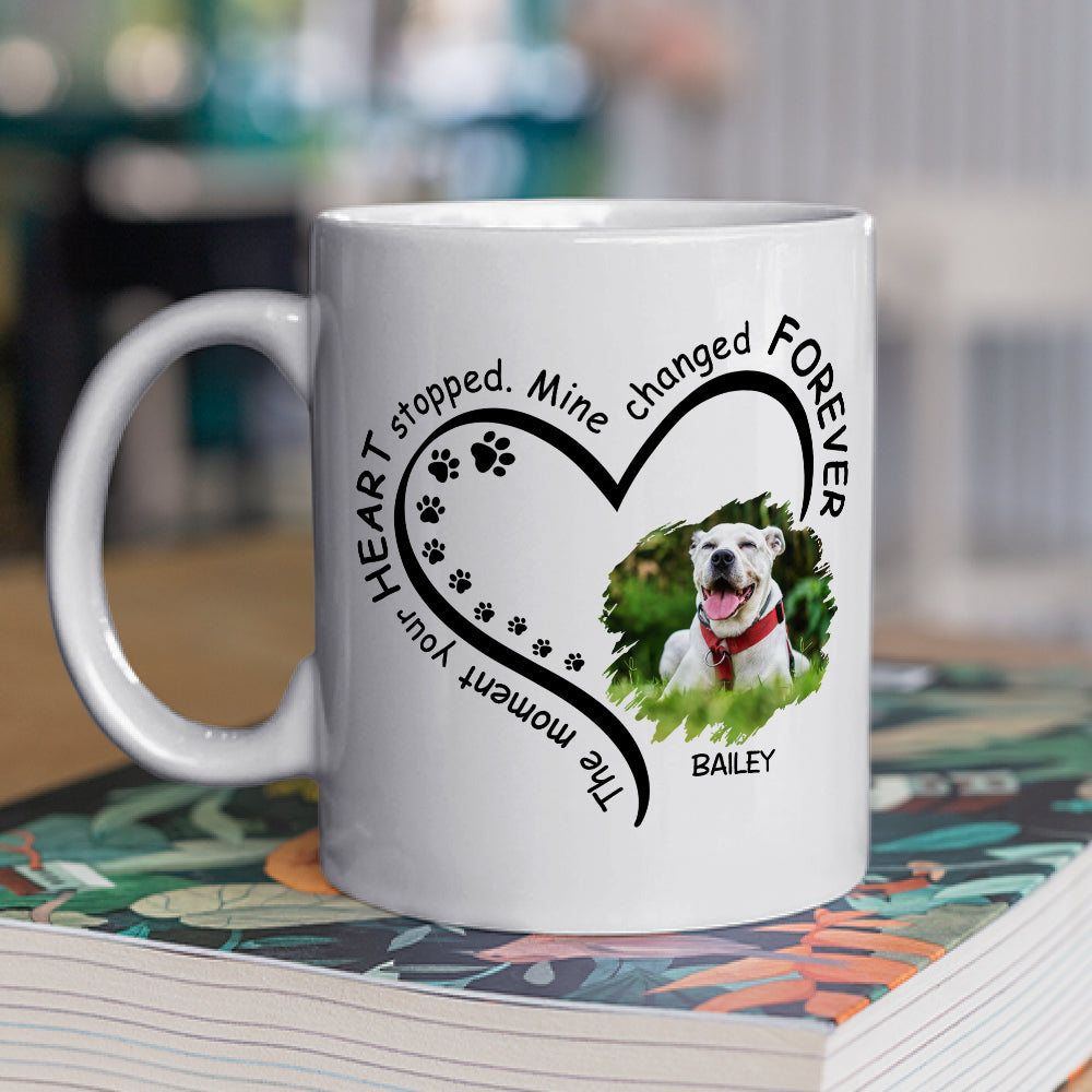 My Heart Changed Forever - Personalized Custom Ceramic Coffee Mug for Pet Lovers in 11oz and 15oz