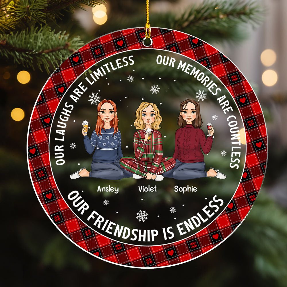 Laughs Are Limitless Version 2 - Exquisite Personalized Custom Acrylic Christmas Ornament