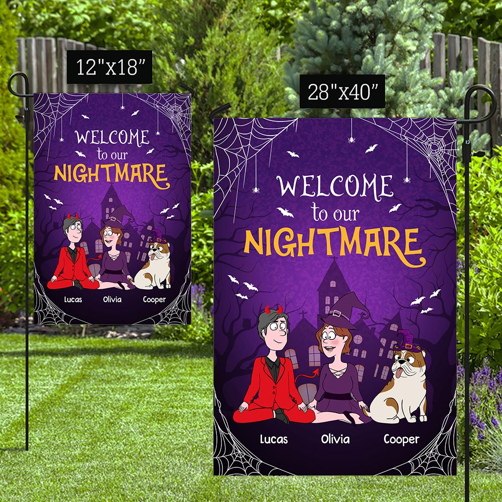 Our Nightmare - Personalized Custom USA-Printed Garden Flag in 12' x 18' and 28' x 40' Sizes