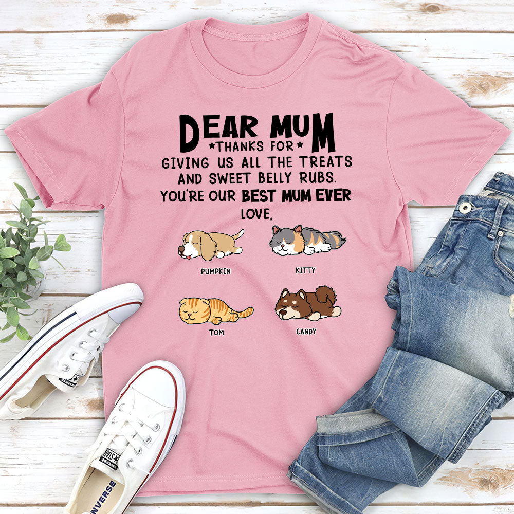 All The Treats 3 - Personalized Custom Unisex T-shirt for Pet Lovers