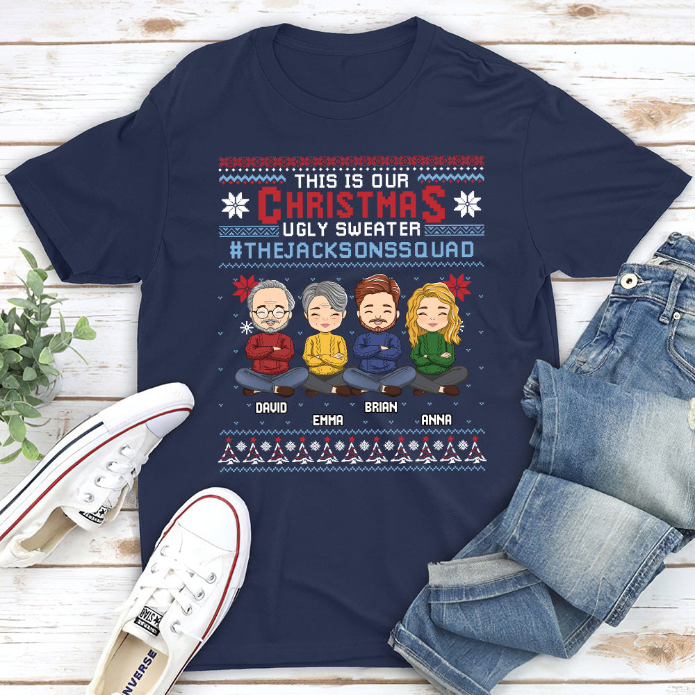 Unique Personalized Custom Unisex Ugly Sweater T-shirt - Perfect Gift for Pet Lovers