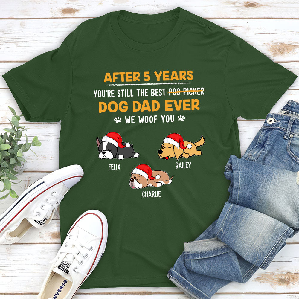 Well Trained Poo Picker - Personalized Custom Unisex 5.3 oz T-shirt for Pet Lovers