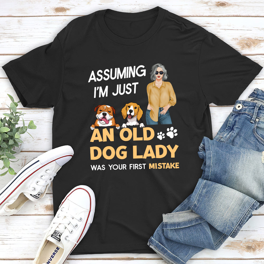 Your First Mistake - Personalized Custom Unisex 5.3 oz T-shirt for Pet Lovers