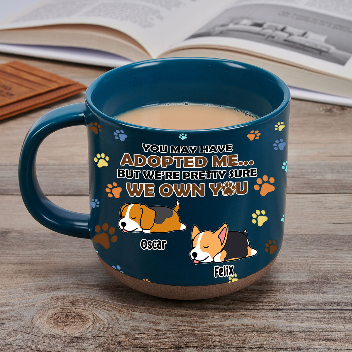 I'm Sure I Own You - 11oz Personalized Custom Ceramic Mug in Dark Blue or White