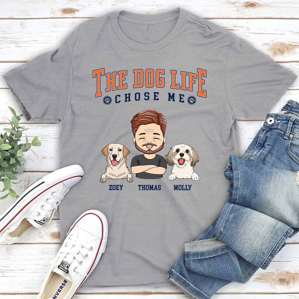 Dog Life - Personalized Custom Unisex 5.3 oz T-shirt for Pet Lovers
