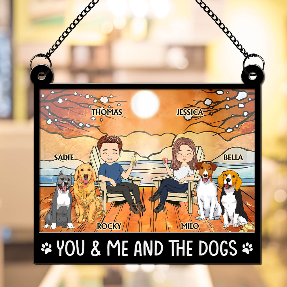 Happy Family - Exquisite Personalized Custom Suncatcher for Special Occasions