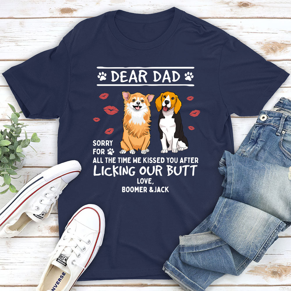 All The Time - Personalized Custom Unisex 5.3 oz T-shirt for Pet Lovers