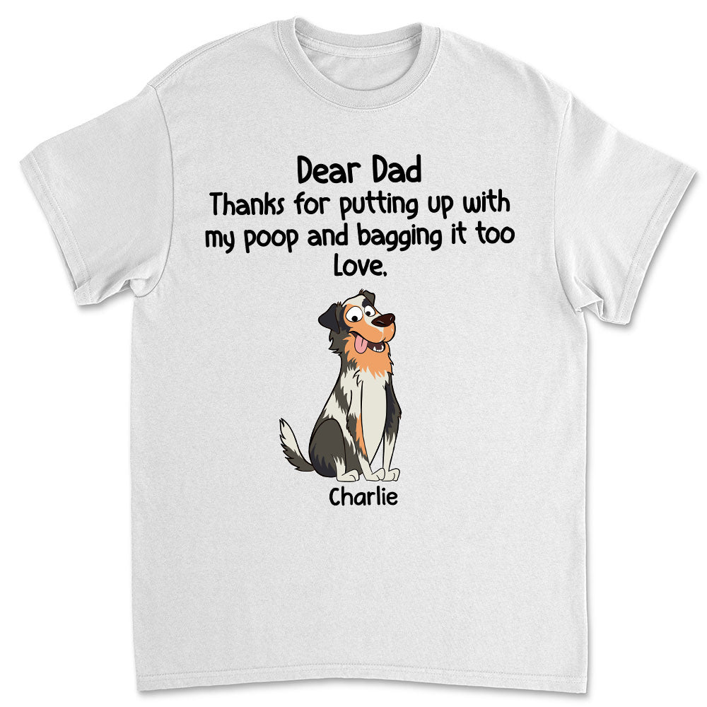 Bagging It - Personalized Custom Unisex 5.3 oz T-shirt for Pet Lovers
