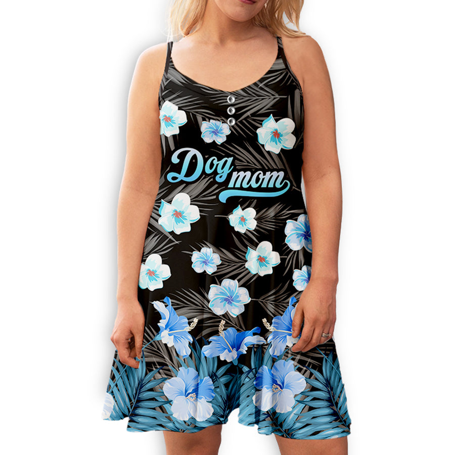 Dog Mom 2 - Stylish Adjustable Strap Dress for Dog Lovers