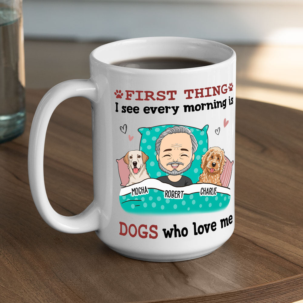 Every Morning - Exquisite Personalized Custom Coffee Mug for Pet Lovers