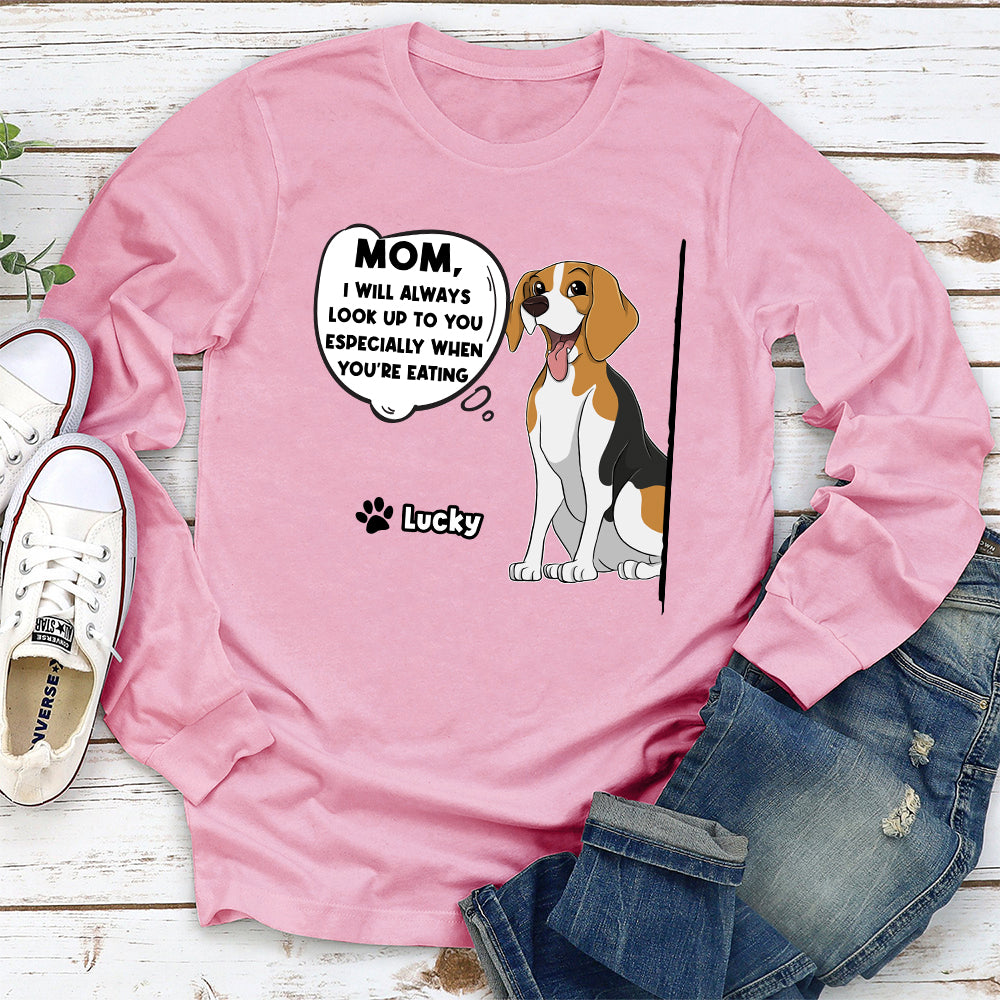 To My Human - Unique Personalized Custom Long Sleeve Unisex T - shirt for Pet Lovers