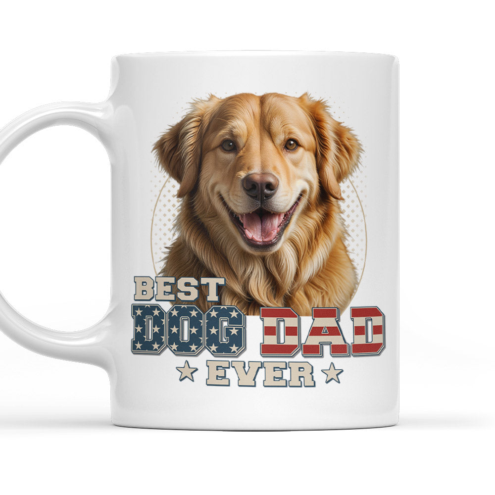 Custom Photo Ultimate Dog and Cat Dad Personalized Custom Coffee Mug - Ideal Gift for Pet Lovers