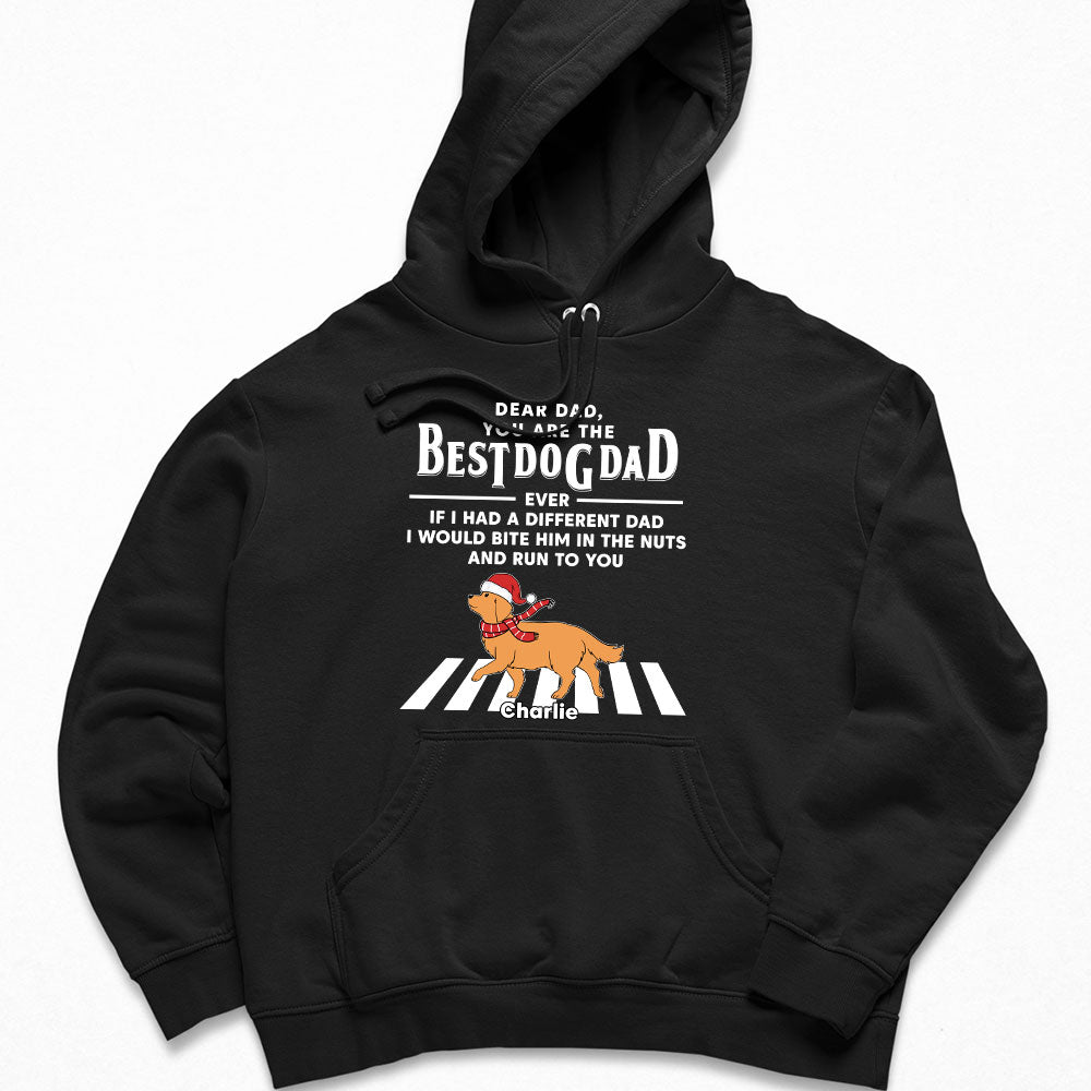 Run To You Christmas - Personalized Custom Unisex 8.0 oz Christmas-themed Hoodie for Pet Lovers