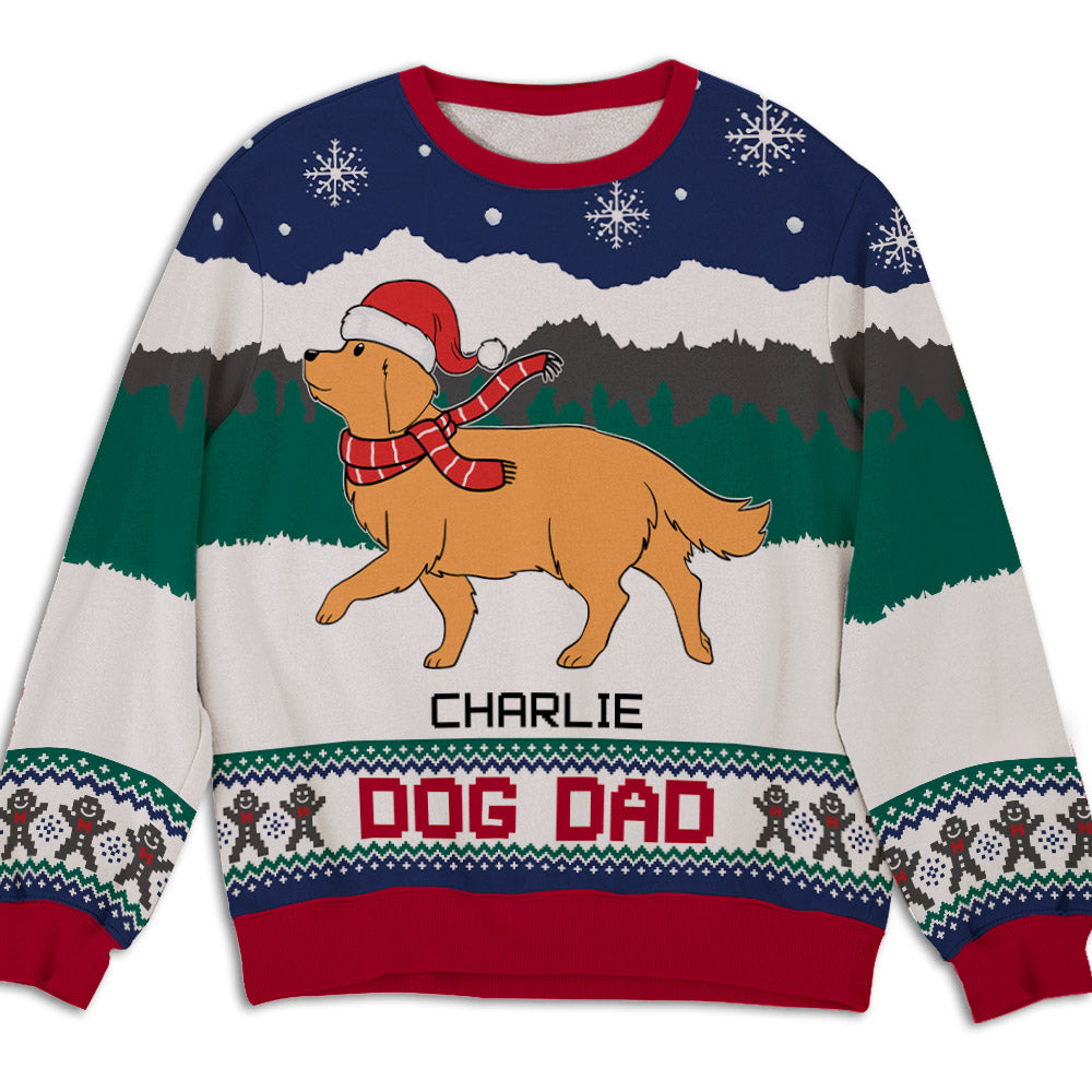 Enchanting Walking In Forest - Personalized Custom All-Over-Print Unisex Sweatshirt for Pet Lovers