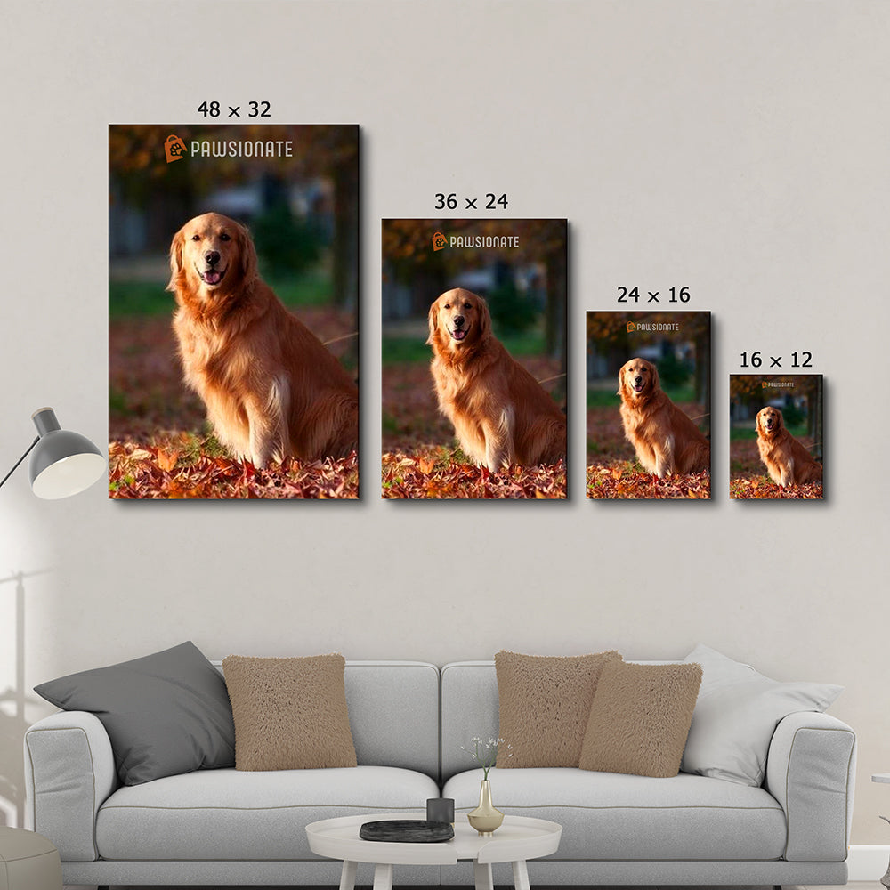 Exclusive Dog Yoga Class - Personalized Custom Matte Canvas Print for Pet Lovers