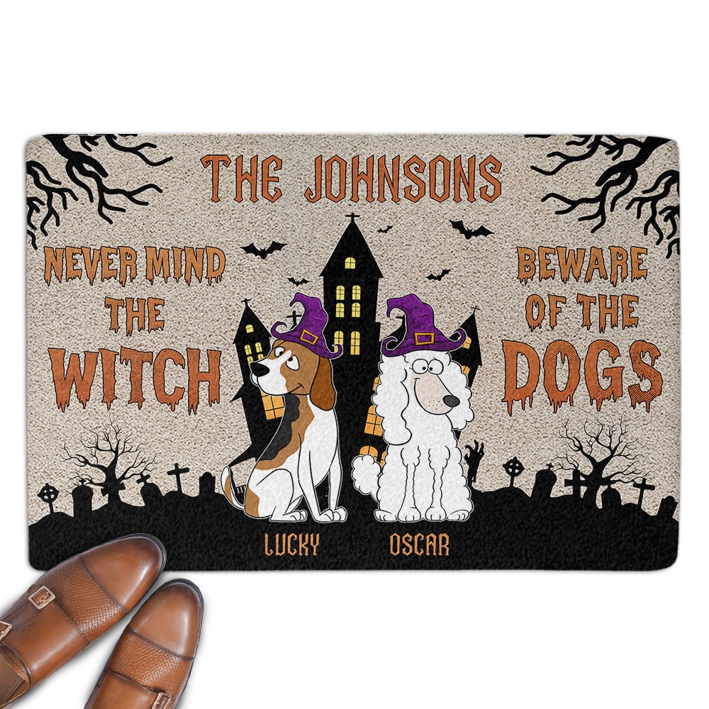 Personalized Custom 'Beware Of Dogs' Doormat - Ideal Gift for Pet Lovers