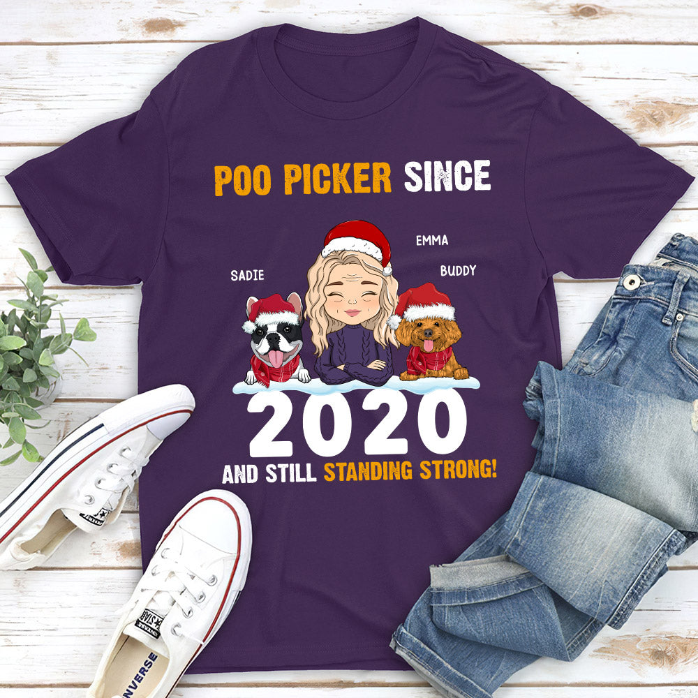 Personalized Custom Unisex 5.3 oz Poo Picker T-shirt - Ideal Gift for Pet Lovers