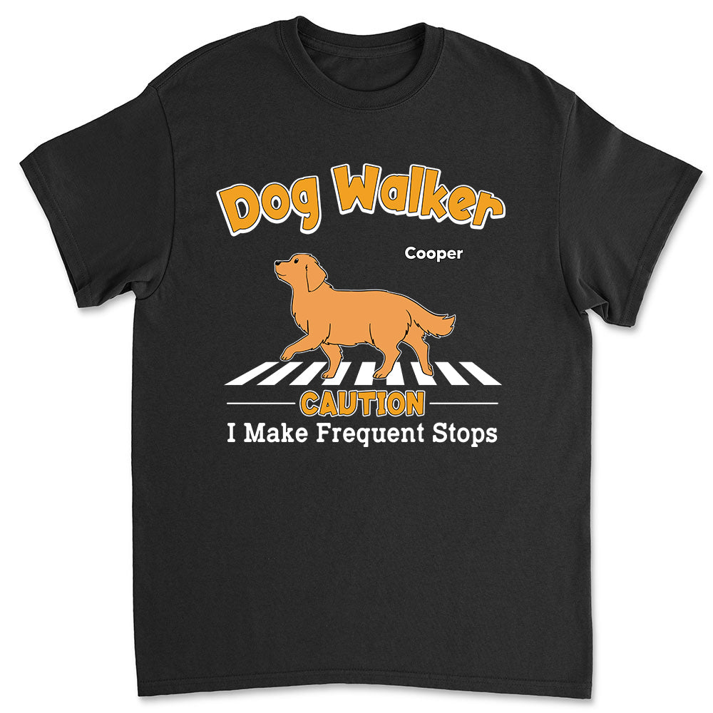 Unique Personalized Custom Unisex Frequent Stops T-shirt - Ideal for Pet Lovers