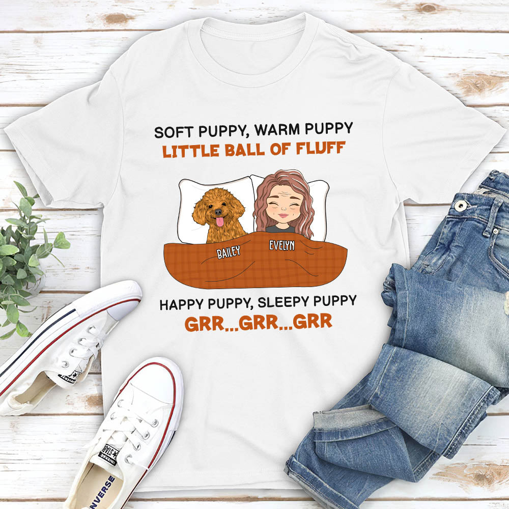 Soft and Warm Personalized Custom Unisex Puppy T-shirt