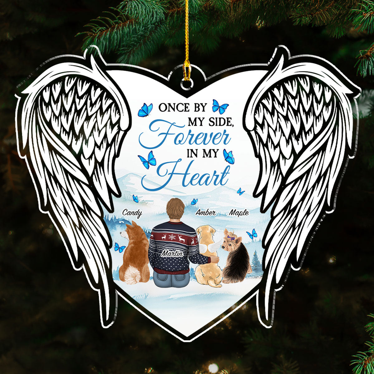 I Have You In My Heart - Exquisite Personalized Custom Acrylic Christmas Ornament