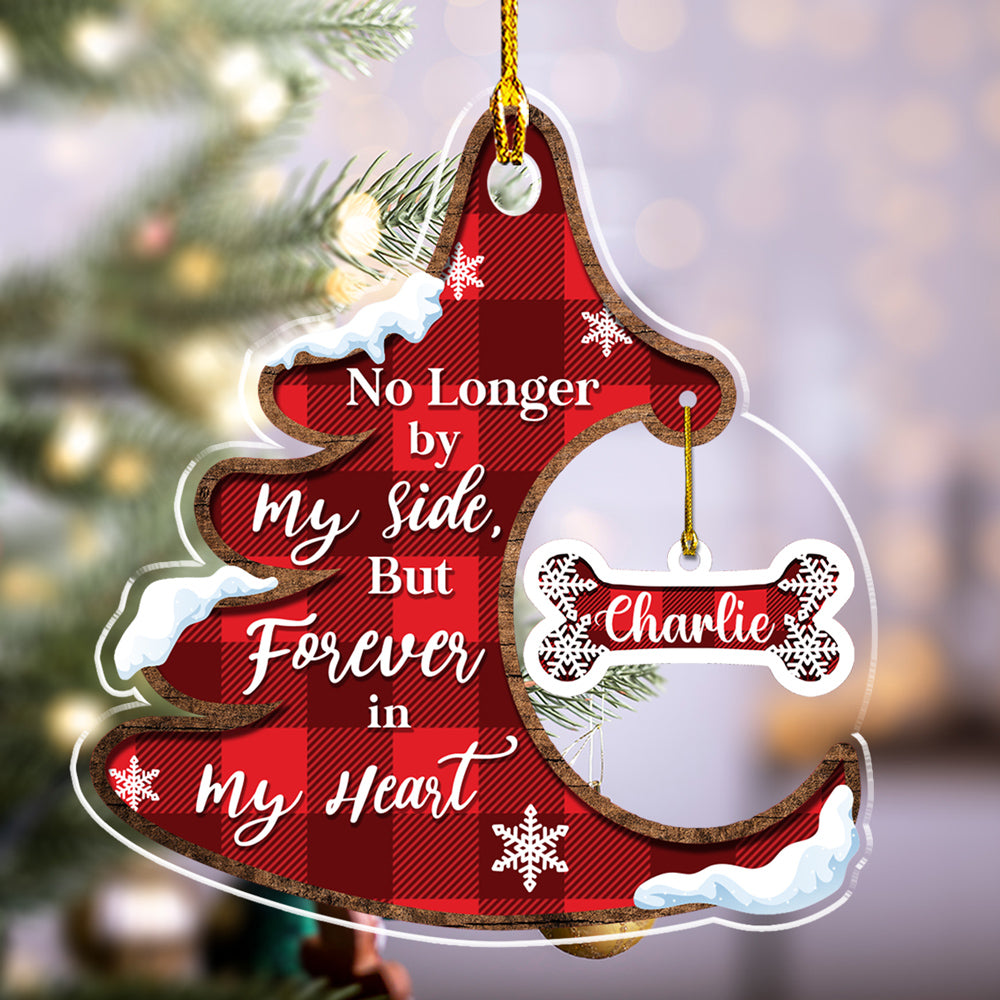 Pet Christmas - Personalized Custom Acrylic Ornament, 4' Diameter, 0.2' Thickness for a Unique Holiday Decor