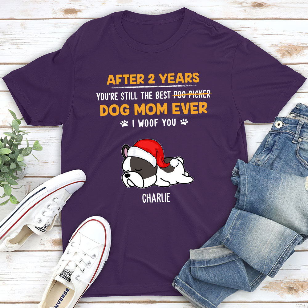 Well Trained Poo Picker - Personalized Custom Unisex 5.3 oz T-shirt for Pet Lovers