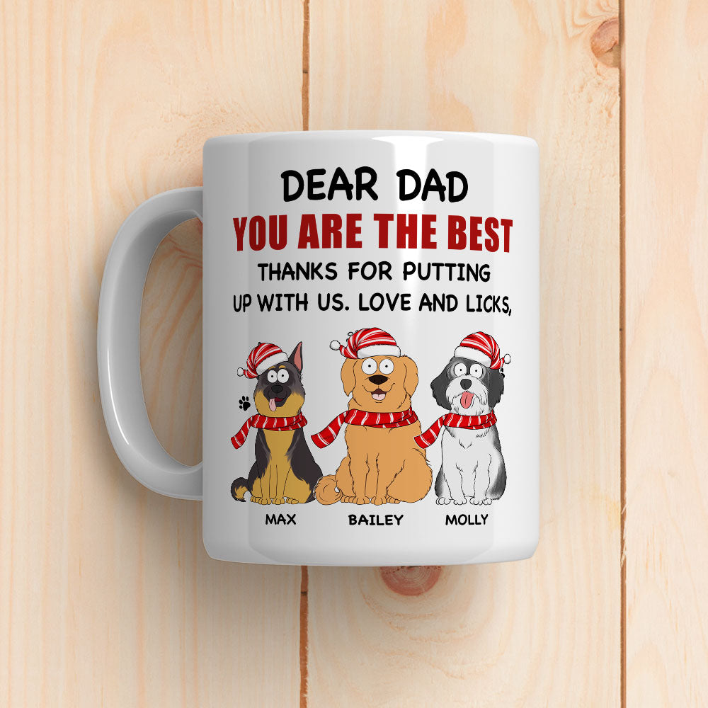 Dad Is Best - Unique Personalized Custom Coffee Mug for Special Occasions