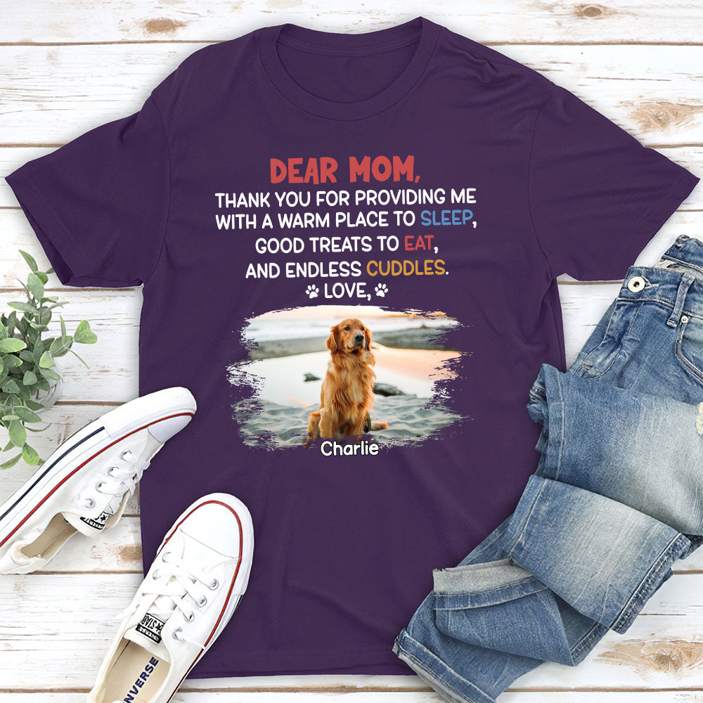 Sleep And Eat - Premium Personalized Custom Unisex T-shirt for Pet Lovers