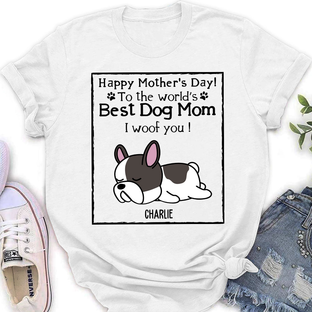 Best Cat And Dog Mom - Customizable Personalized Women's T-shirt for Pet Lovers