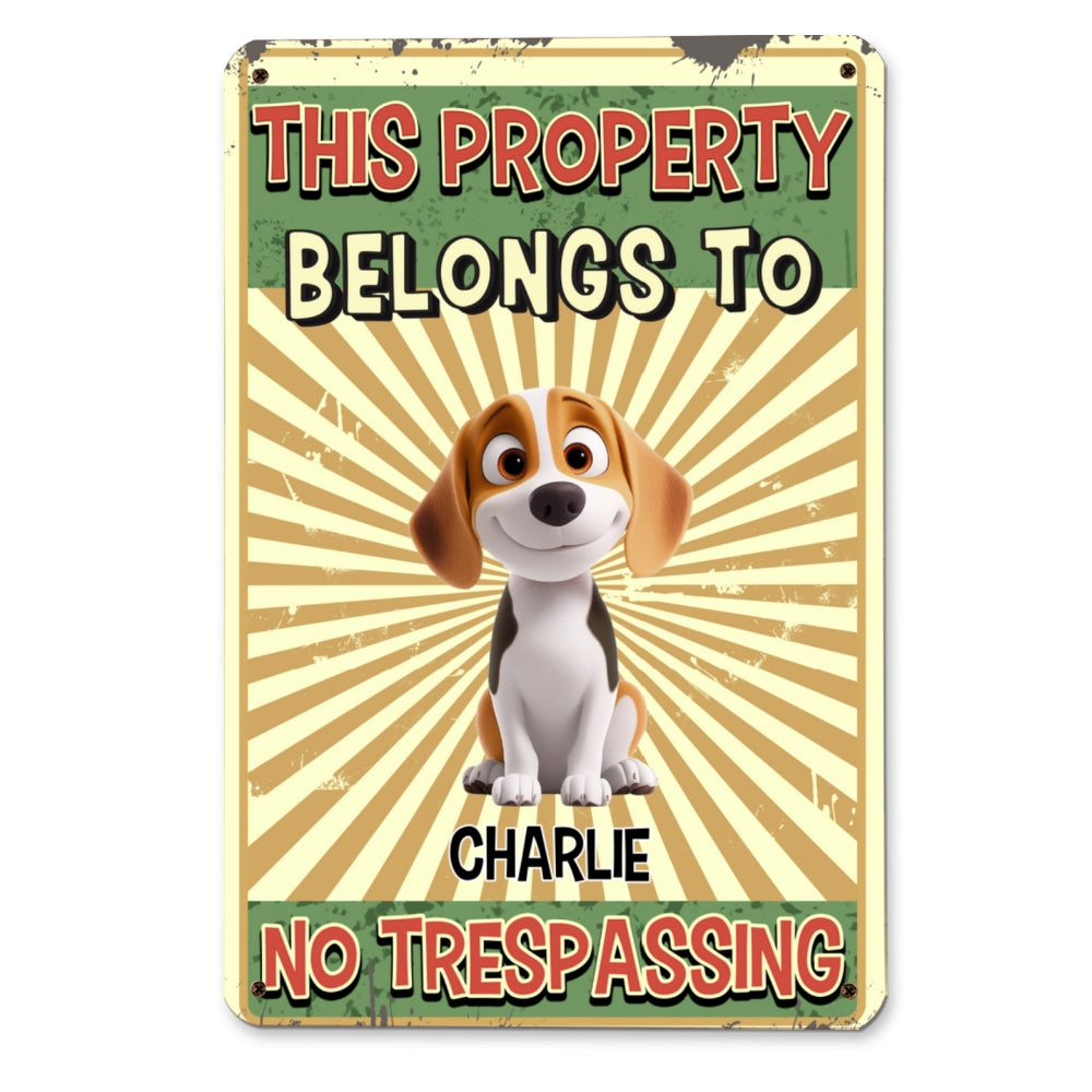 Personalized Custom Metal Warning Sign - Ideal for Home and Office Decor