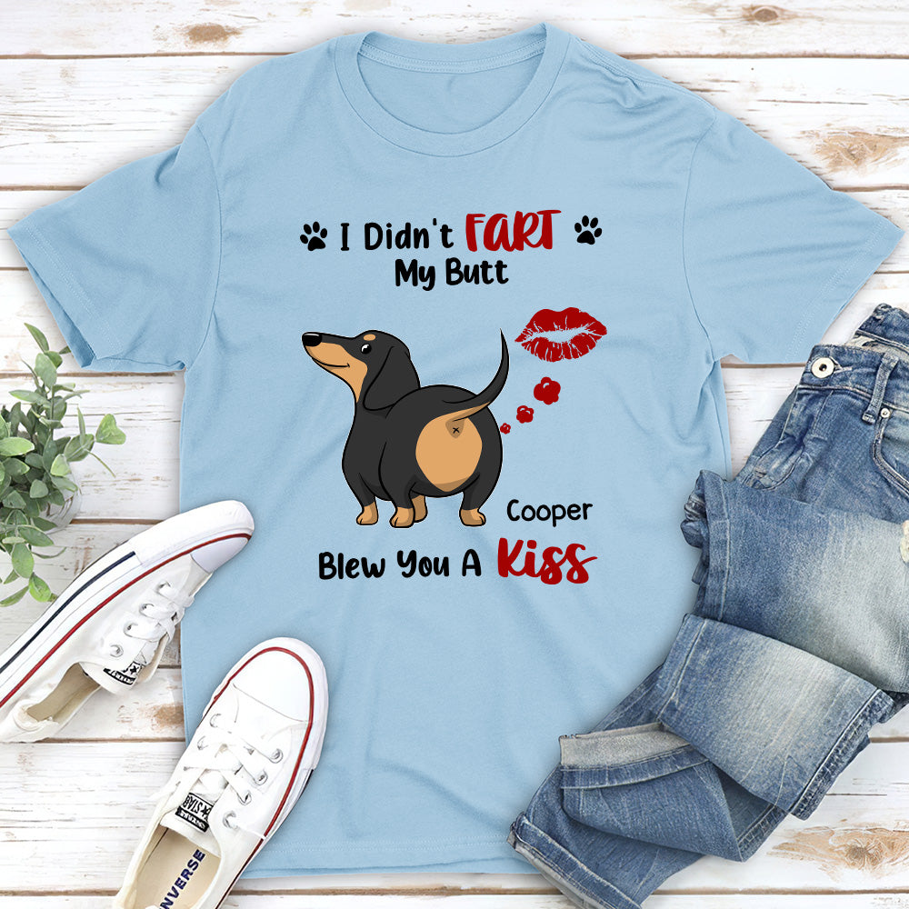 I Didn't Fart - Personalized Custom Unisex 5.3 oz T-shirt for Pet Lovers