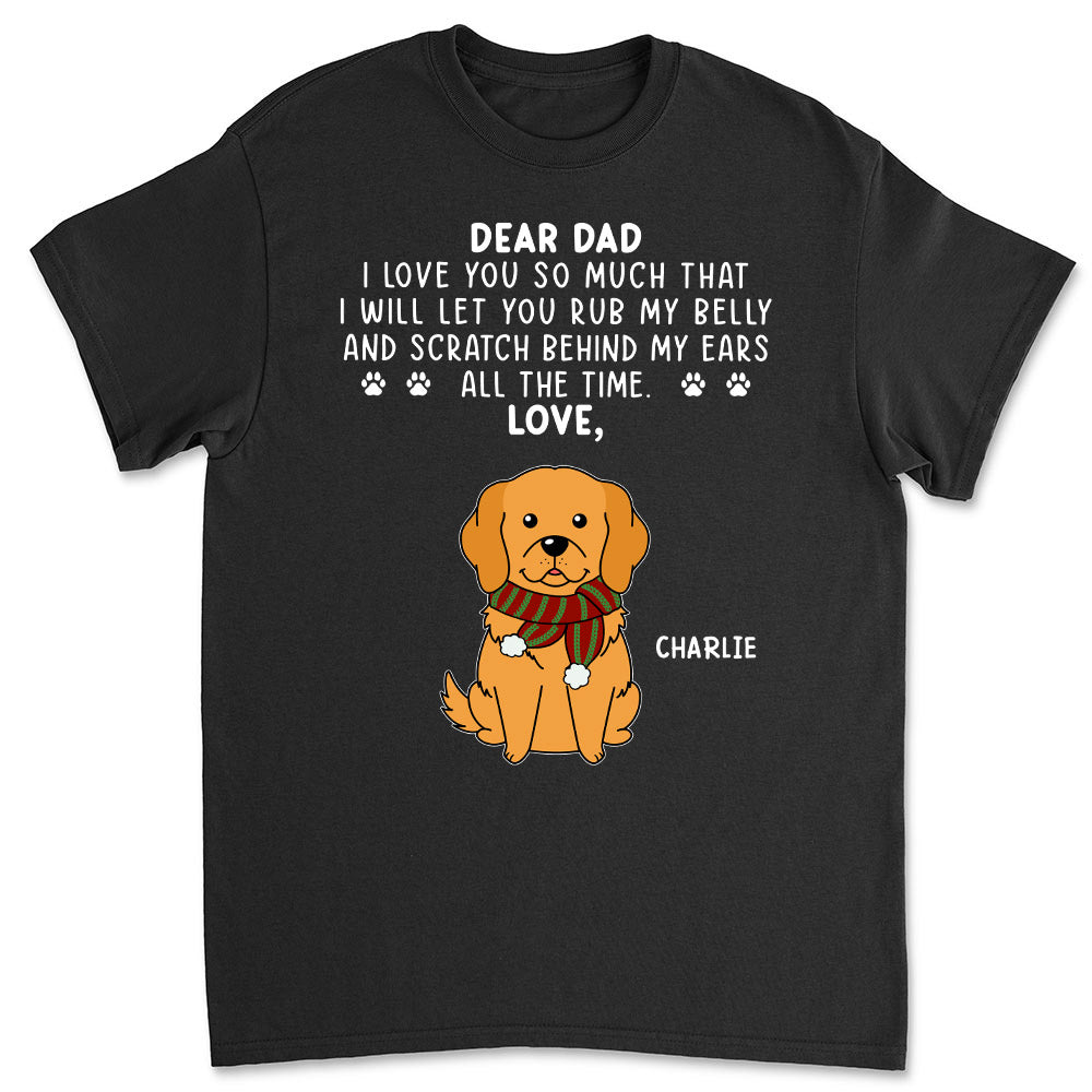 I Will Let You - Personalized Custom Unisex 5.3 oz T-shirt for Pet Lovers