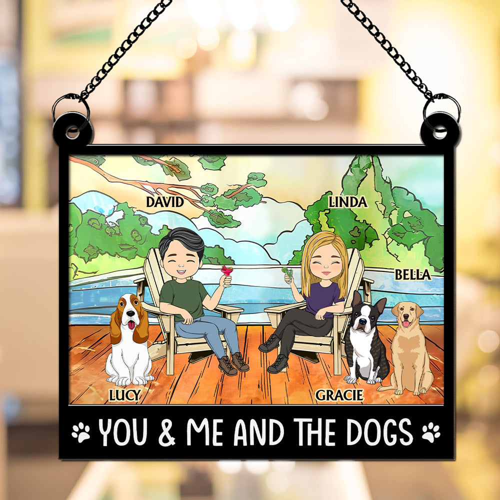Happy Family - Exquisite Personalized Custom Suncatcher for Special Occasions