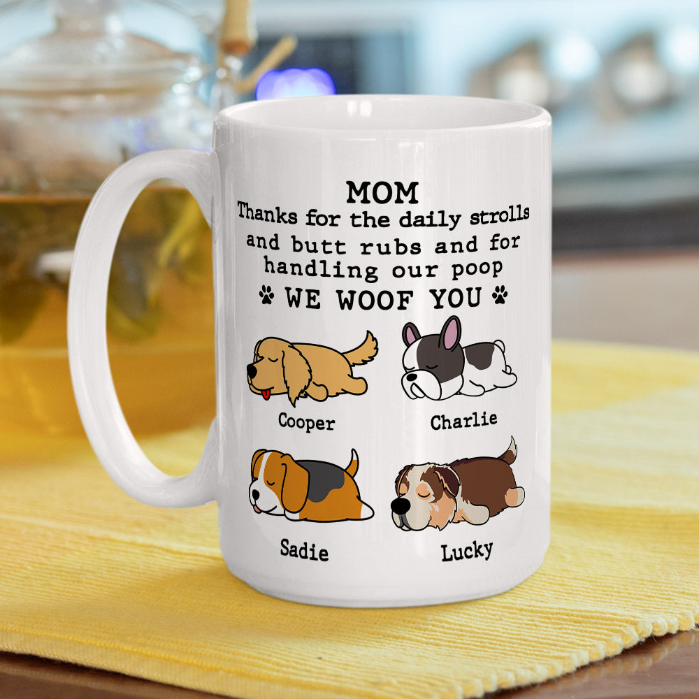 Unique Personalized Custom Coffee Mug - Ideal for Handling Your Thoughts and Enjoying Coffee for Pet Lovers