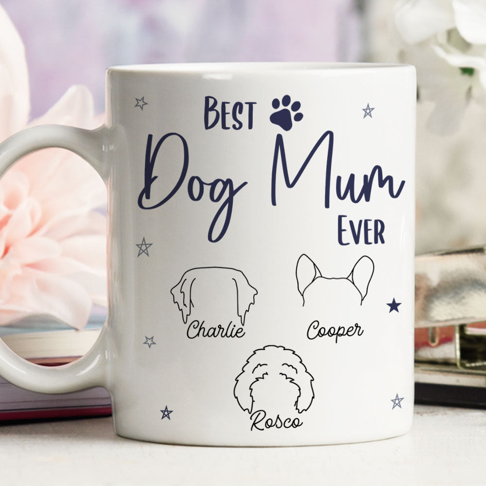 Personalized Dog Dad and Mom Star Custom Coffee Mug for a Heart - warming Experience