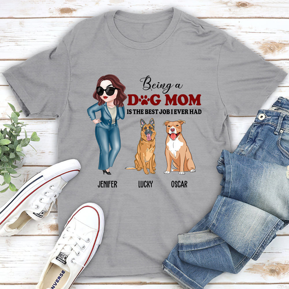 The Best Job - Personalized Custom Unisex T-shirt for Pet Lovers