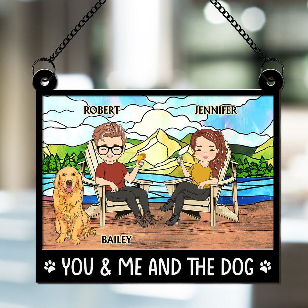 Happy Family - Exquisite Personalized Custom Suncatcher for Special Occasions