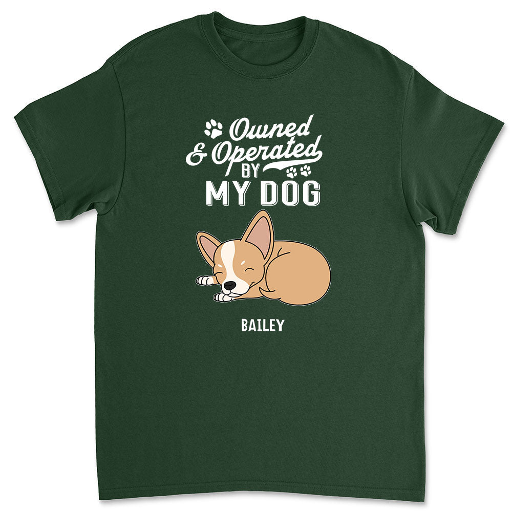 My Dog My Boss - Personalized Custom Unisex Heavy Cotton 5.3 oz T-shirt for Pet Lovers