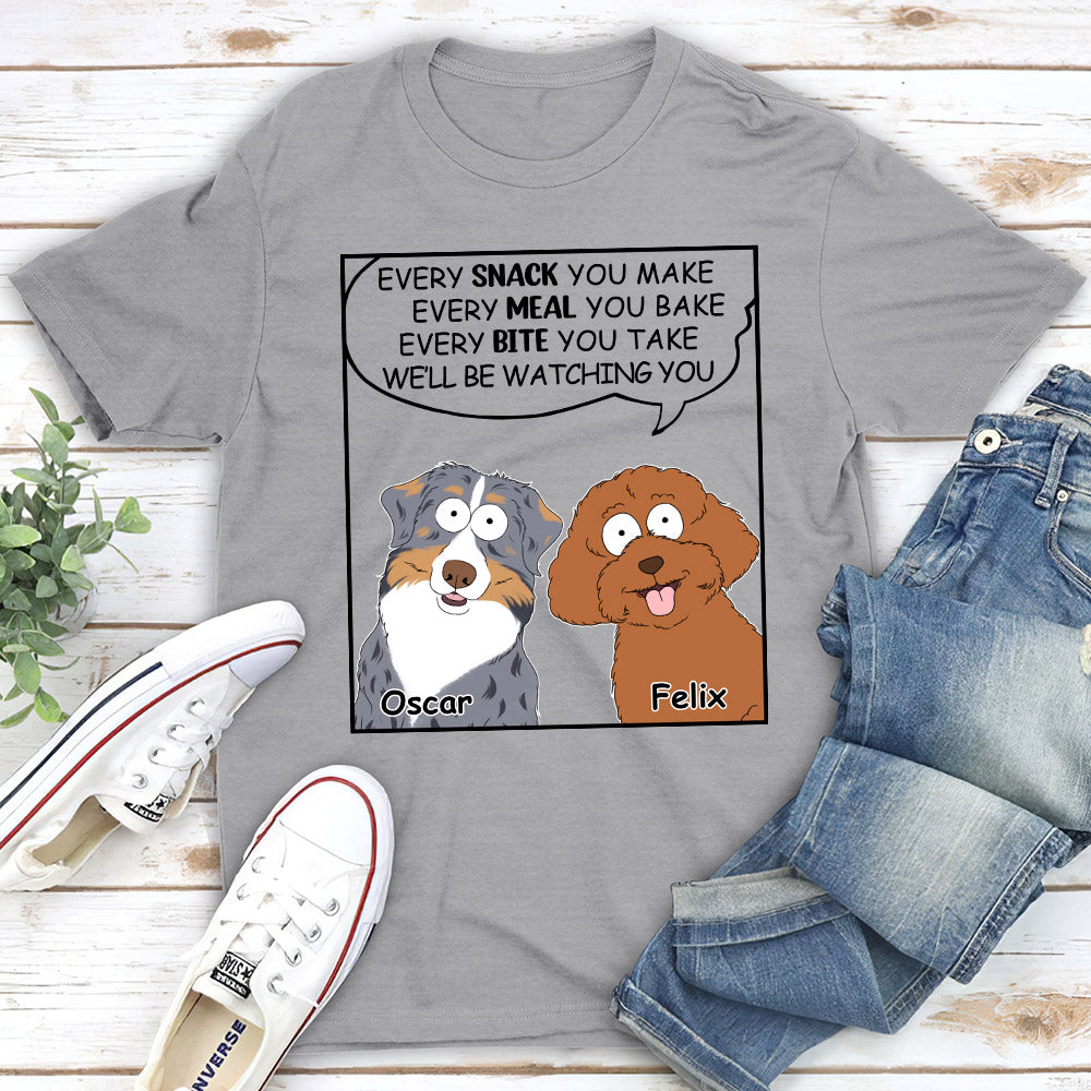 Watching You - Personalized Custom Unisex T-shirt for Pet Lovers