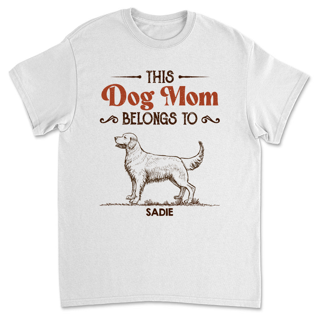 Personalized Custom Unisex Mom Dad Belong To T-shirt - Perfect Gift for Pet Lovers