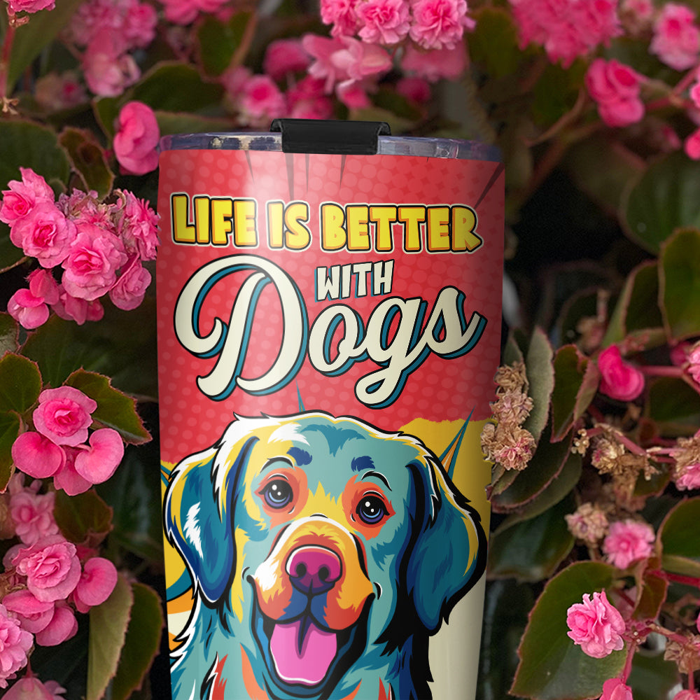 Life Is Better - 20oz High - Quality Stainless Steel Tumbler with Thousands of Cool Designs
